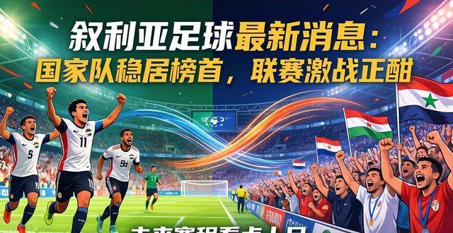 叙利亚足球最新消息：国家队稳居榜首，联赛激战正酣