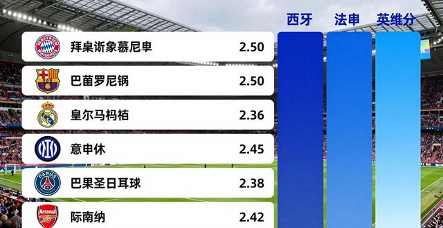 欧洲足球联赛全解析 选对不看走眼